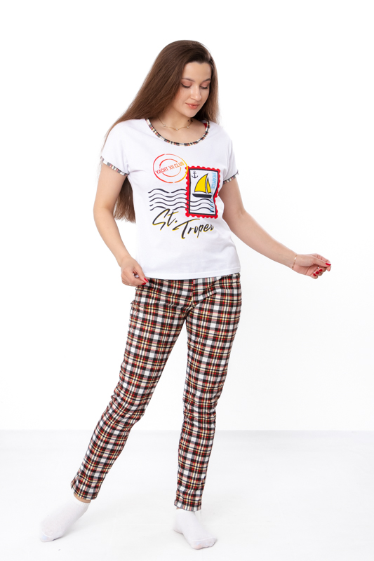 Піжама жіноча (футболка+штани)